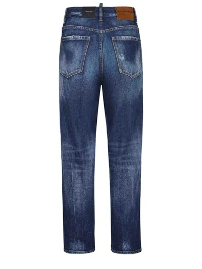 Dsquared2 "boston" Jeans In Blue