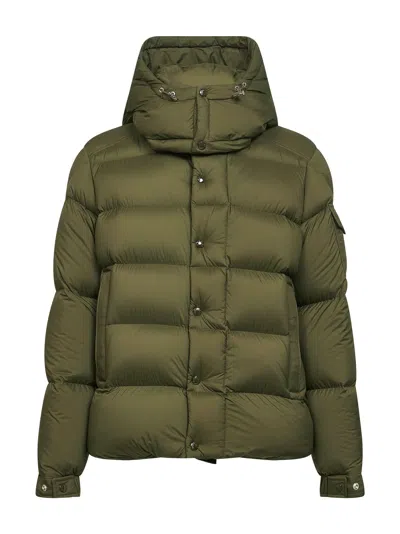 Moncler Maya 70 Hooded Short Down Jacket In Multi