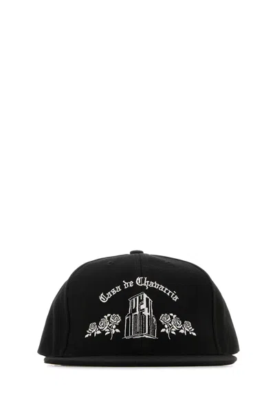 Willy Chavarria Black Polyester Casa De Chavarria Baseball Cap In Black