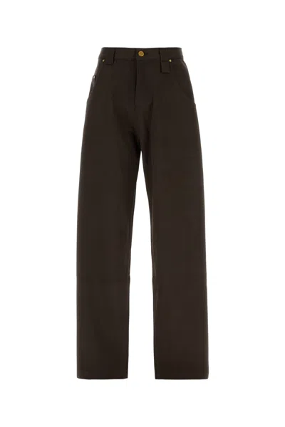 Willy Chavarria Brown Denim Jeans In Brown