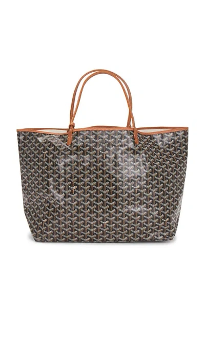 Fwrd Renew Goyard Saint Louis Gm Tote Bag In Black