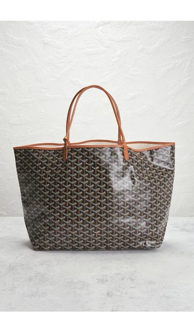 Fwrd Renew Goyard Saint Louis Gm Tote Bag In Black