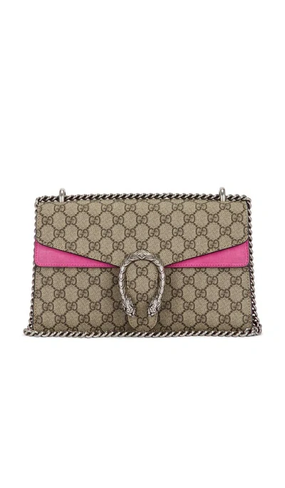 Fwrd Renew Gucci Dionysus Shoulder Bag N Beige In Sand