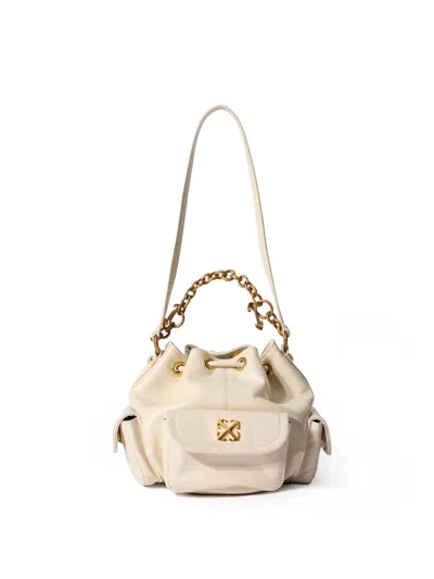 Off-white Dumbo.b Bucket Bag In White