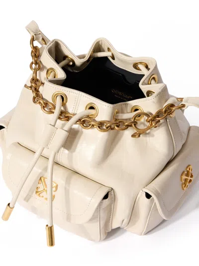 Off-white Dumbo.b Bucket Bag In White