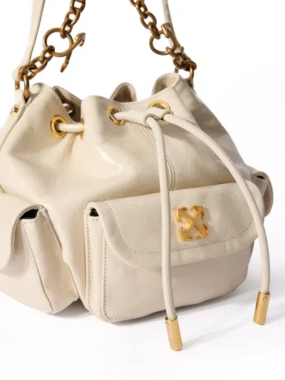 Off-white Dumbo.b Bucket Bag In White