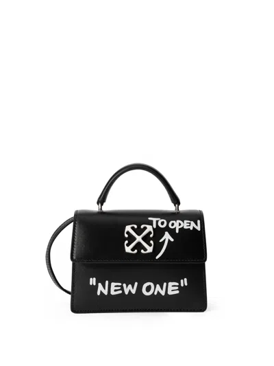 Off-white Mini Bag Jitney Baby Graphic Print In Black