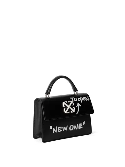 Off-white Mini Bag Jitney Baby Graphic Print In Black