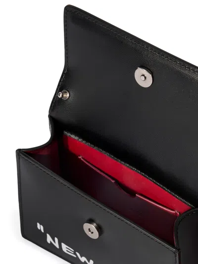 Off-white Mini Bag Jitney Baby Graphic Print In Black