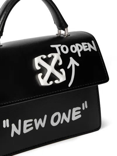 Off-white Mini Bag Jitney Baby Graphic Print In Black