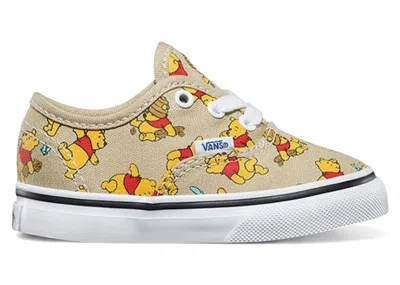 Pre-owned Vans Authentic Disney Winnie The Pooh Sneakers In Light Khaki In Brown