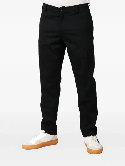 Officina 36 Button Trousers In Black