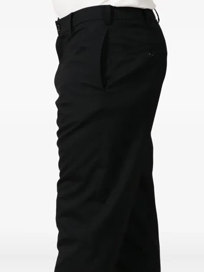 Officina 36 Button Trousers In Black