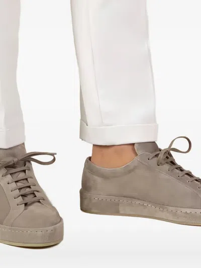 Aurélien Voyager Suede Sneakers In Brown