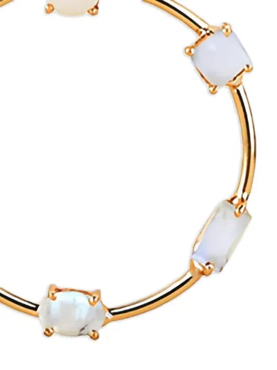 人造珍珠吊饰耳环