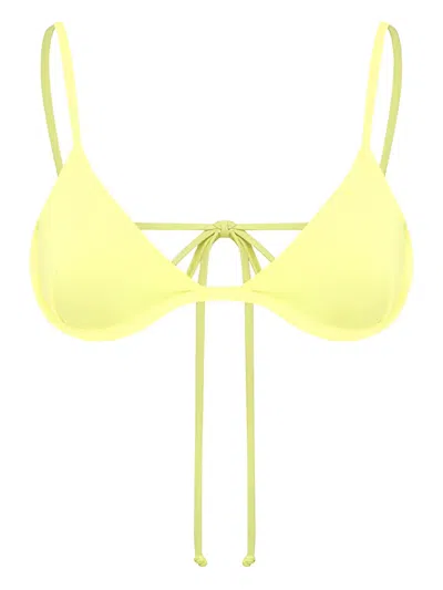 Bondeye Isla Triangle Balconette Bikini Top In Brown