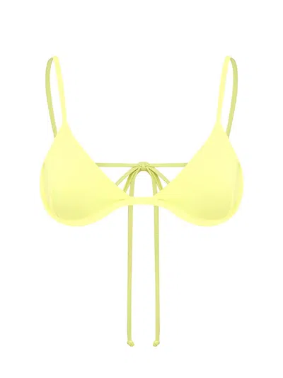 Bondeye Isla Triangle Balconette Bikini Top In Brown