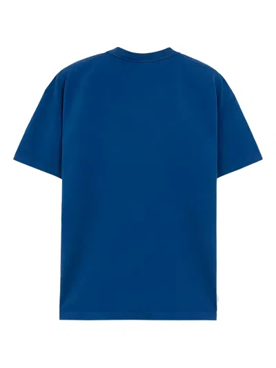 Homies Marbella Club Crew-neck Logo T-shirt In Blue