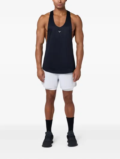 Squatwolf Next Gen Dryflex Stringer Performance Tank Top In Blue