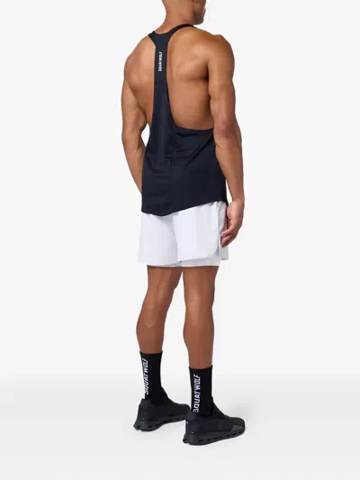 Squatwolf Next Gen Dryflex Stringer Performance Tank Top In Blue