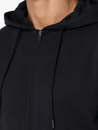 Squatwolf Zip Regular Hoodie In Black