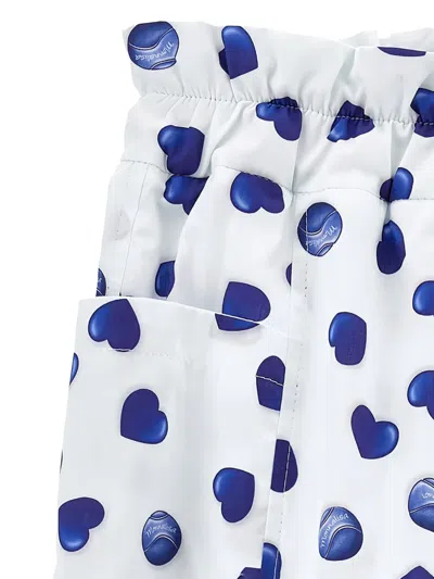 Monnalisa Heart-print Trousers In White