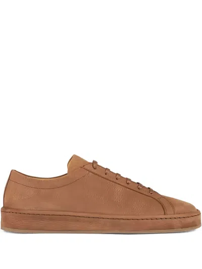 Aurélien Voyager Lace-up Sneakers In Brown