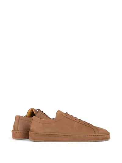 Aurélien Voyager Lace-up Sneakers In Brown