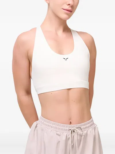 Squatwolf Cross-back Bra In White