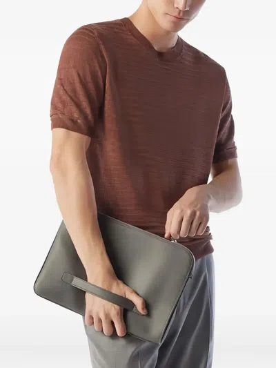 Corneliani Long-sleeve T-shirt In Brown