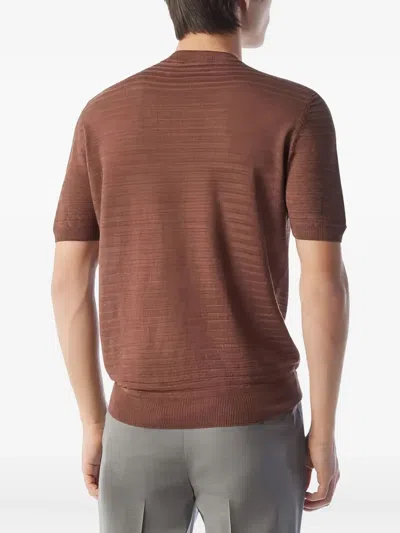 Corneliani Long-sleeve T-shirt In Brown