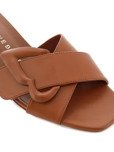 Sophia Webster 50mm Blair Buckle Heeled Sandals In Brown