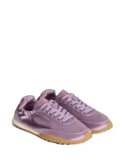 Hoff Bridge Ruched Sneakers In Purple