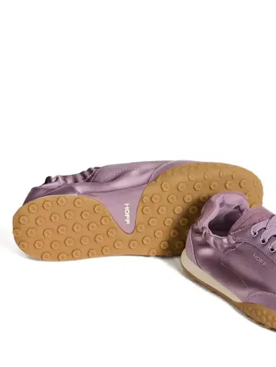 Hoff Bridge Ruched Sneakers In Purple