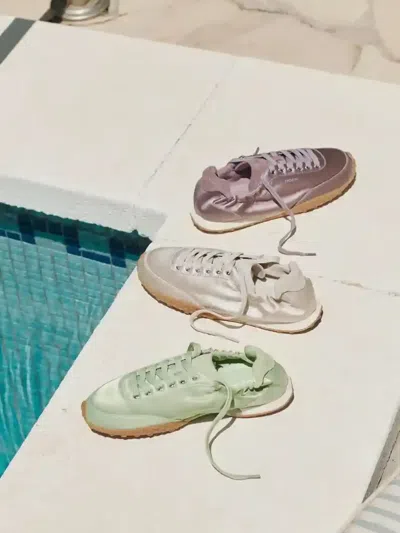 Hoff Bridge Ruched Sneakers In Purple