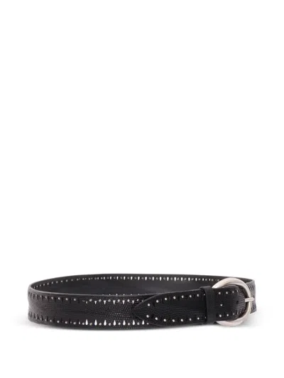 Orciani Studded Belt In Black