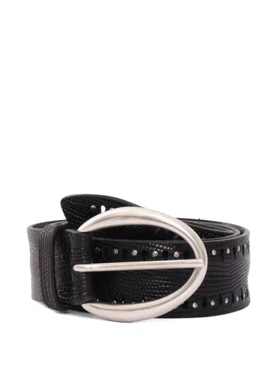 Orciani Studded Belt In Black