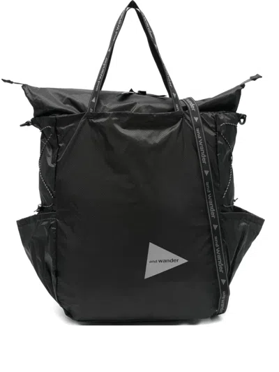 And Wander Sil Tote Bag In Black