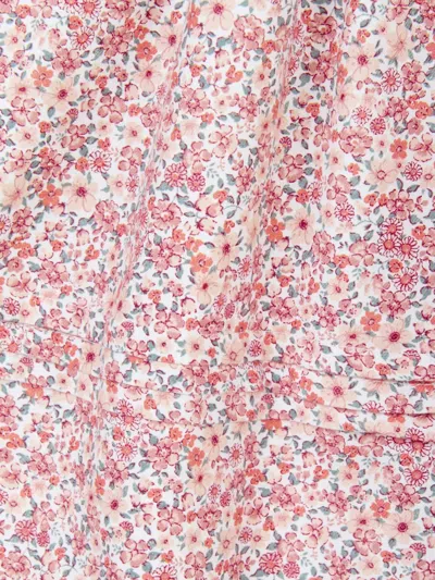 Sarah Louise Floral-print Dress In Pink