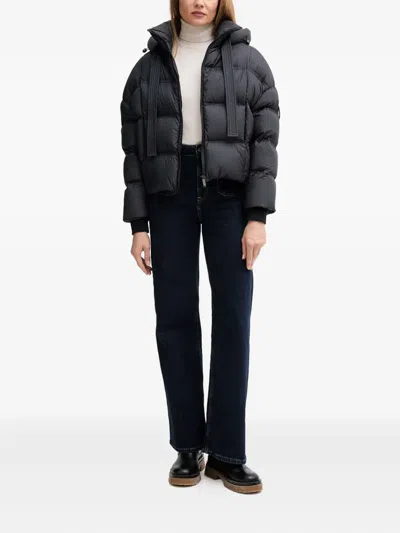 Bomboogie Nara Hooded Zip Jacket In Black