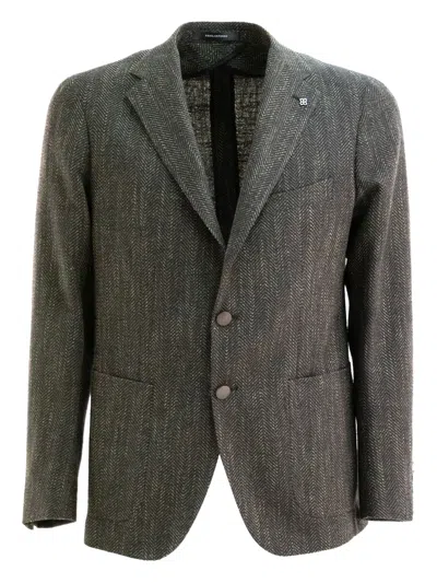 Tagliatore Two-button Blazer In Green
