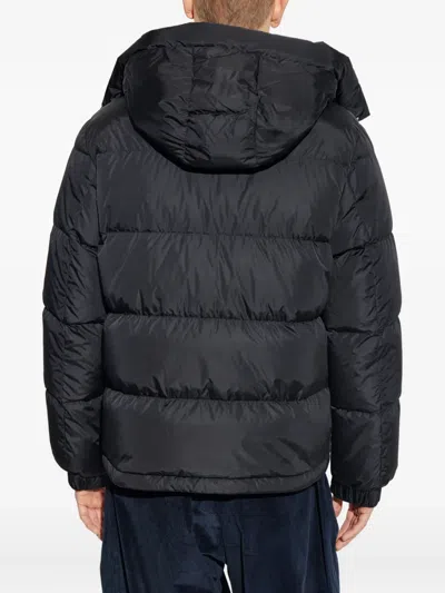 Add Hooded Ped Jacket In Black
