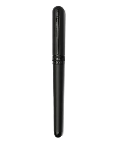 Pineider Metal Rollerball Pen In Black