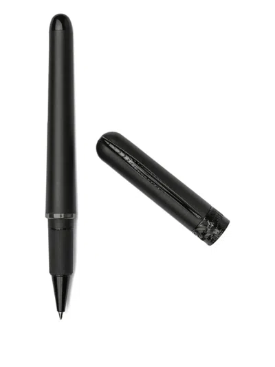 Pineider Metal Rollerball Pen In Black
