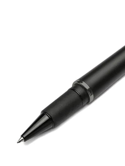 Pineider Metal Rollerball Pen In Black