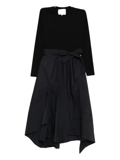 3.1 Phillip Lim Combo Dress In Black