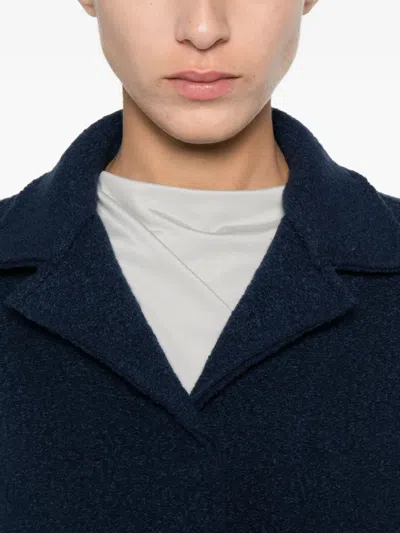 Anne Claire Notched-lapel Jacket In Blue