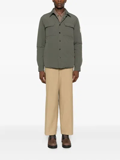 After Label Belluno Buttoned Jacket In Gray