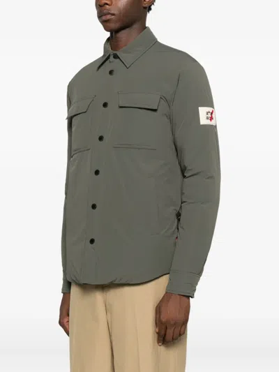 After Label Belluno Buttoned Jacket In Gray