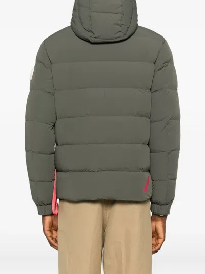 After Label Verbier Hooded Jacket In Gray